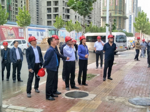 【领导关怀】荥阳市副市长邢留印一行赴尊龙凯时人生就是博·中国集团碧桂园龙城实验学校项目调研指导