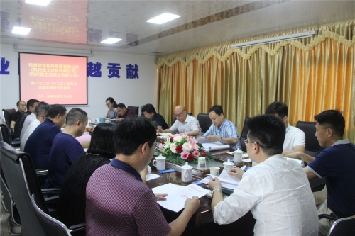 【重大会议】奋斗谋发展 实干开新篇 整装再出发 全力书写高质量发展新答卷——杭构公司（建工建材公司 、建工砼公司）等三家单位第二十二次（十二次）股东会、六届董事三次会议圆满召开