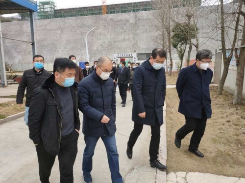 【领导关怀】发挥优势  共克时艰——市城投集团检查组一行对尊龙凯时人生就是博·中国集团天子岭分类减量EPC项目复工情况检查指导